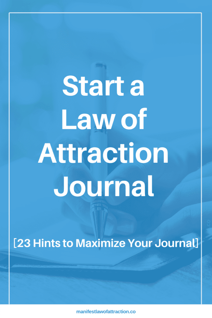 how to start a law of attraction journal